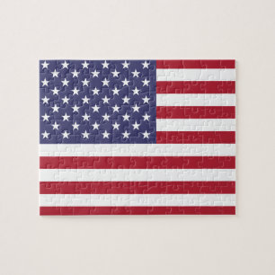 American Flag & Red Heart - USA/Sportfan