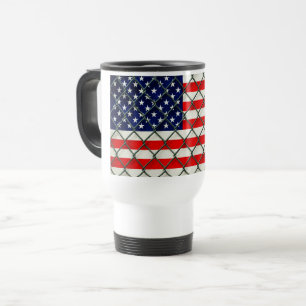 American Flag Reise Reisebecher