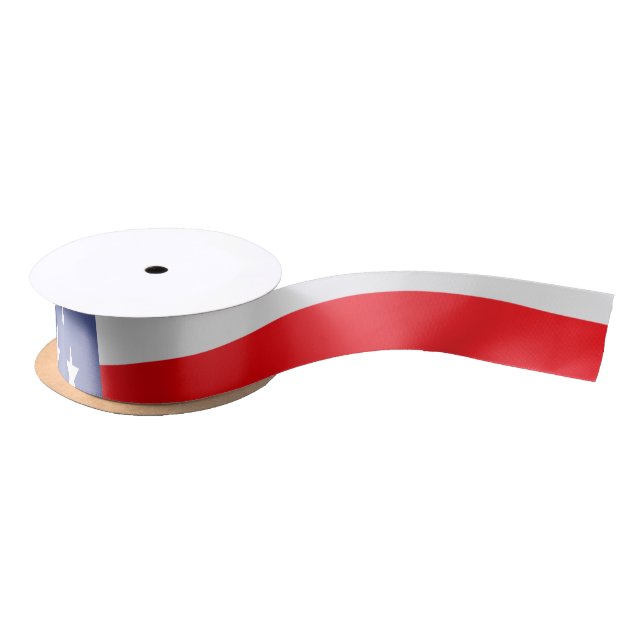 American Flag Ribbon Satinband (Spule)