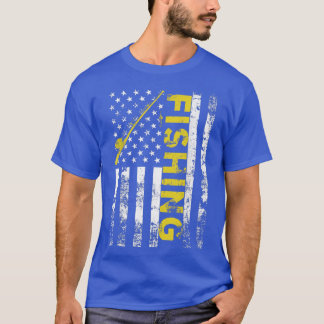 American Flag Rod USA Patriotic T-Shirt