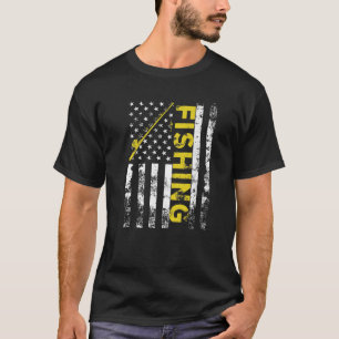 American Flag Rod USA Patriotic T-Shirt