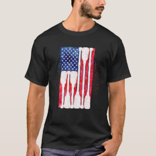 American Flag Rowing Oar Niedliche US Row Crew 4. T-Shirt