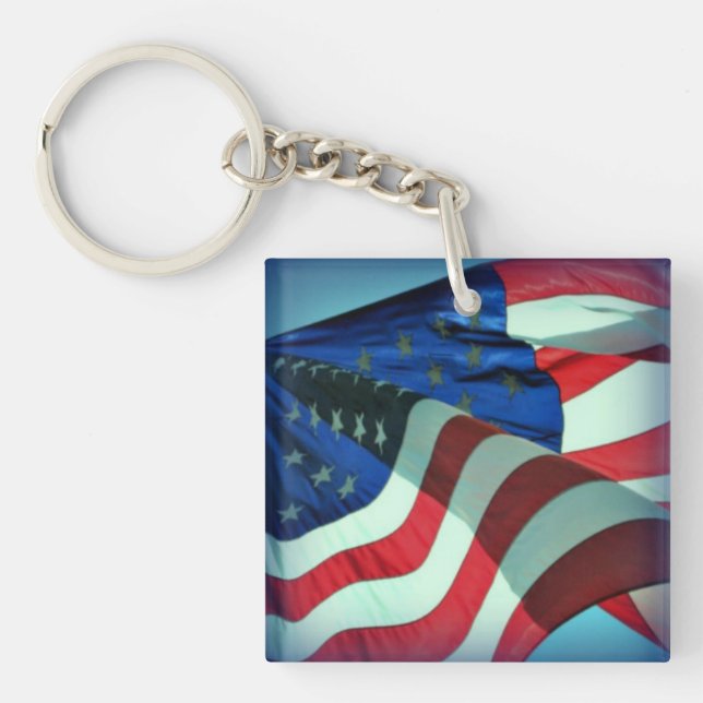American Flag Schlüsselanhänger (Vorderseite)