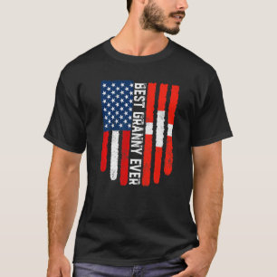 American Flag Schweiz Flag Bestes Granny Ever Fahn T-Shirt