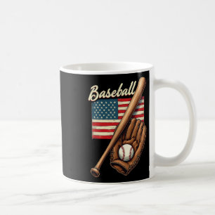 American Flag Sell Player T Fan Catcher Pitcher Us Kaffeetasse