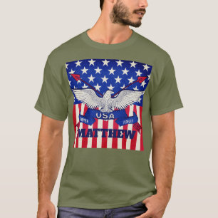 American Flag Semper Fi T - Shirt
