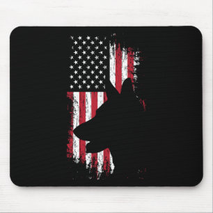 American Flag Shirt Usa Patriotic Mousepad