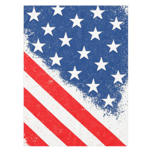 American Flag Shirt USA Patriotic Star Streifen Tischdecke