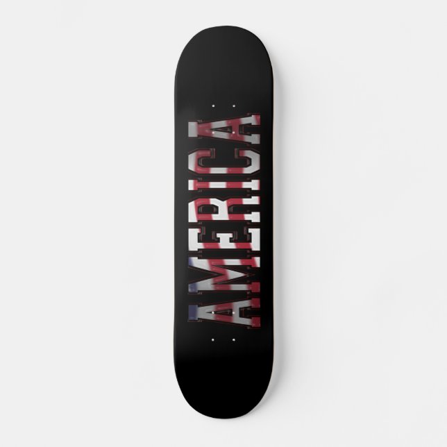 American Flag Skate Board Skateboard (Vorderseite)