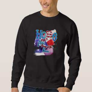American Flag Stars Streifen 4. Juli Patriotic Sweatshirt