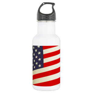 American Flag Stars Stripes Ehrenfreiheit Truppen Trinkflasche