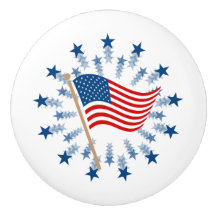 American Flag Sternexplosion Fireworks 4. Juli