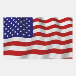 American Flag Sticker