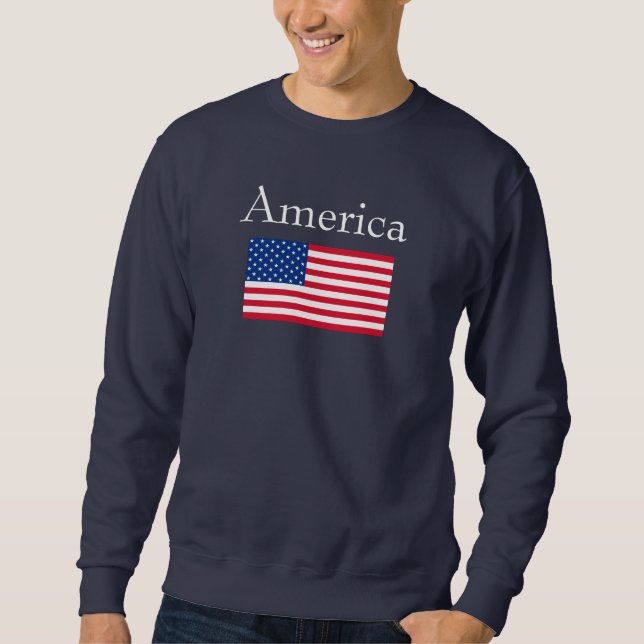 American Flag Sweatshirt (Vorderseite)