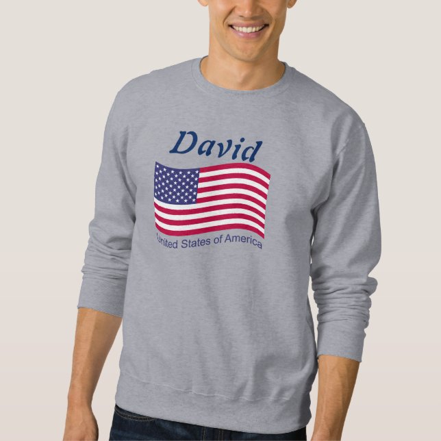 American Flag Sweatshirt (Vorderseite)