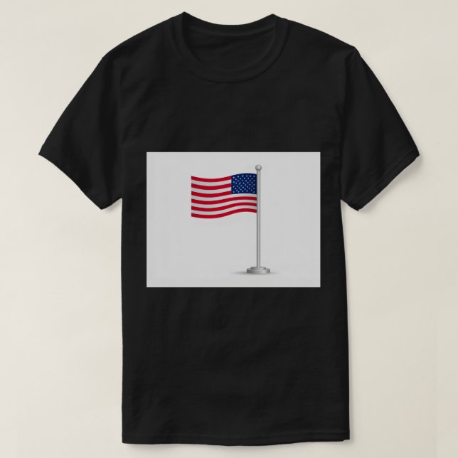 american flag T-Shirt (Design vorne)
