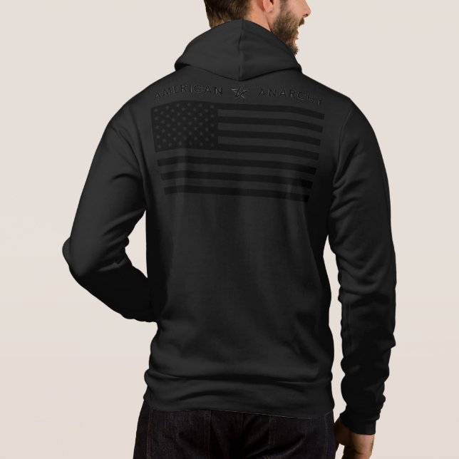 American Flag T - Shirt Hoodie (Rückseite)