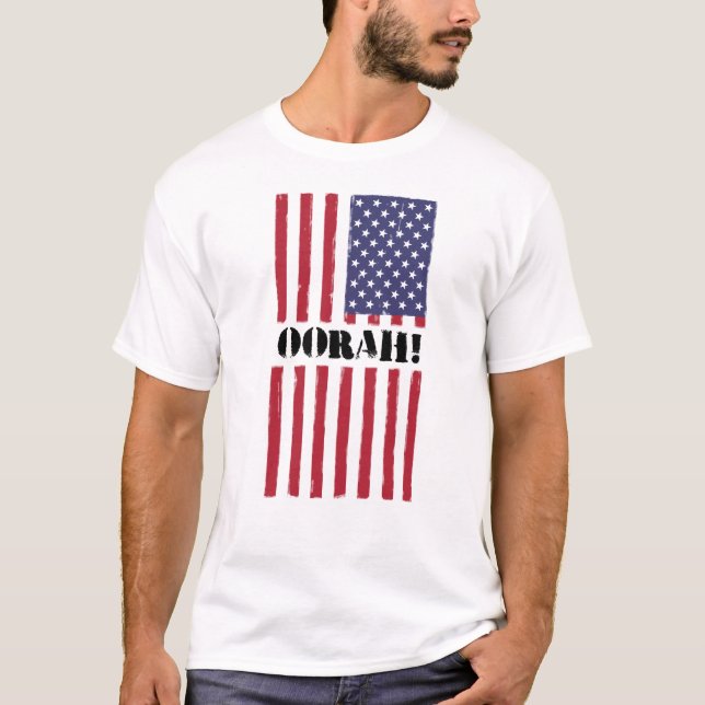 American Flag T - Shirt Oorah (Vorderseite)