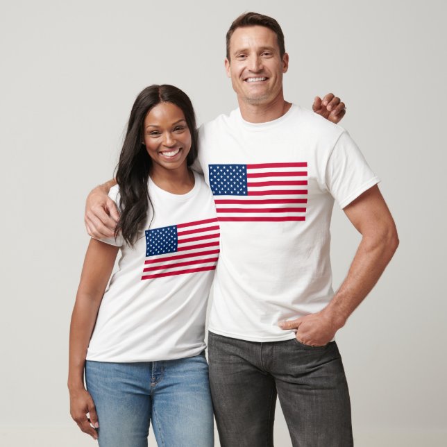 American Flag T - Shirt - USA (Unisex)
