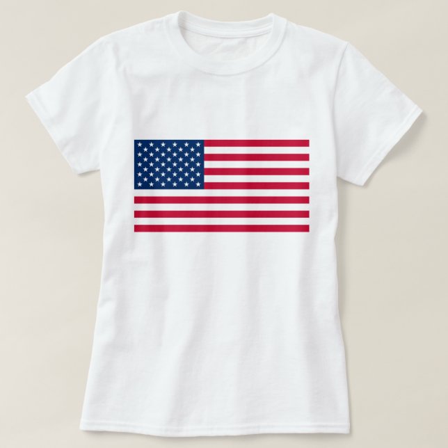 American Flag T - Shirt - USA - Patriotic (Design vorne)