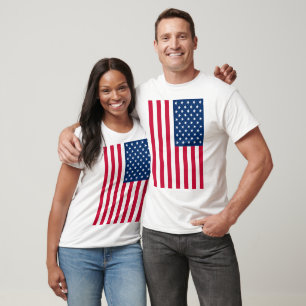 American Flag T - Shirt USA - Patriotic