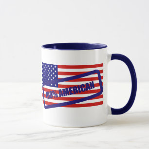 American Flag Tasse Stempel American