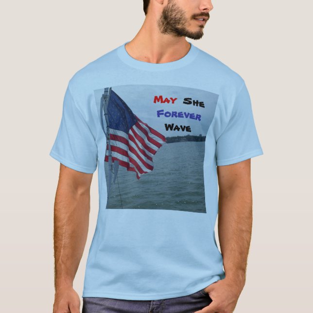 AMERICAN FLAG tee (Vorderseite)