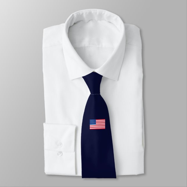 American Flag Tie Krawatte (Gebunden)