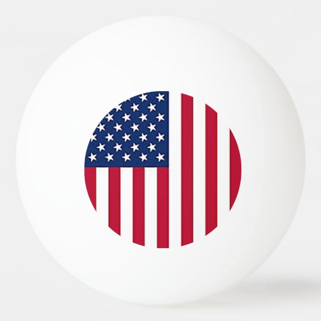 American flag tischtennisball (Vorderseite)