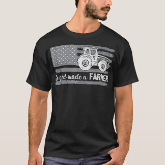 American Flag Traktor, also hat Gott einen Bauer g T-Shirt
