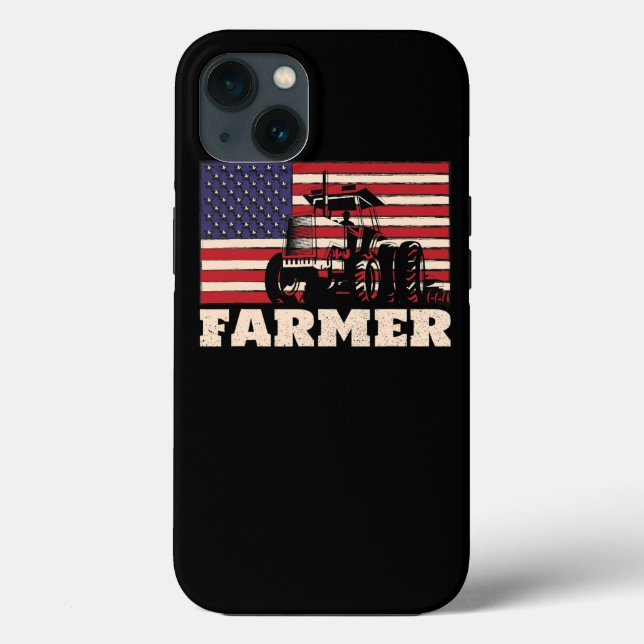 American Flag Traktor Case-Mate iPhone Hülle (Rückseite)