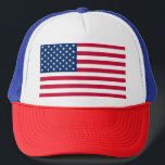 American Flag Trucker Hat USA Truckerkappe<br><div class="desc">USA - USA - Flag - Patriotic - Unabhängigkeitstag - 4. Juli - Anpassbar - Wählen / Fügen Sie Ihren einzigartigen Text / Farbe / Bild - Make Your Special Gift - Neu formatieren und verschieben oder entfernen und hinzufügen / Bild mit Anpassungstool. Sie können Designs auch auf mehr als...</div>