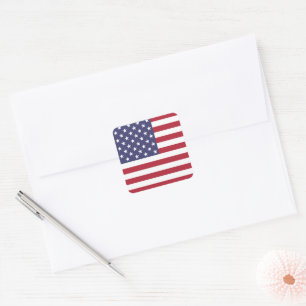 American Flag Umschlag Aufkleber