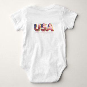 American Flag USA Baby Bodysuit oder T - Shirt