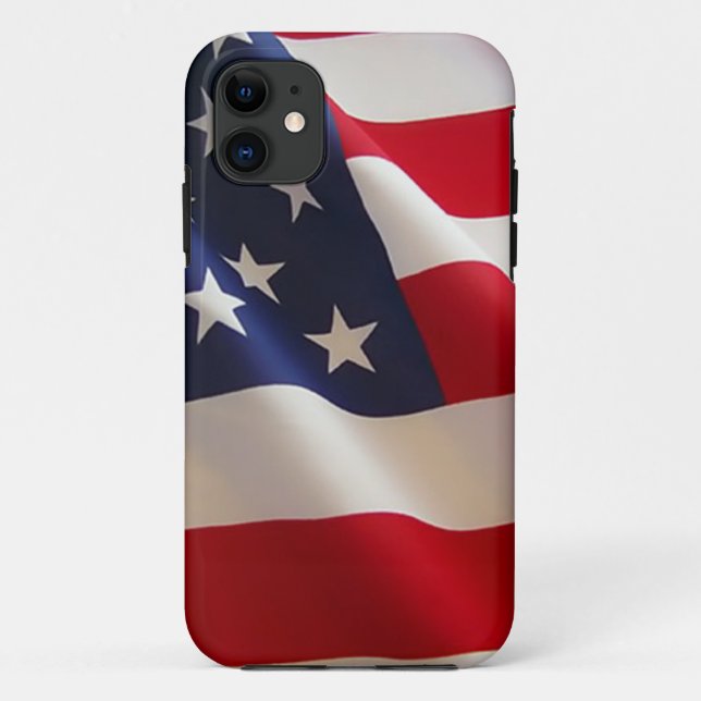 American Flag USA Case-Mate iPhone Hülle (Rückseite)