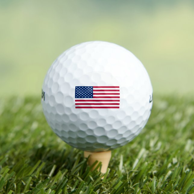 American Flag USA Golfball (Insitu T-Shirt)