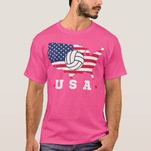 American Flag Usa Patriotic Sports American Flag V T-Shirt