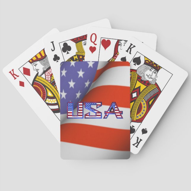 American Flag USA Spielkarten (Rückseite)