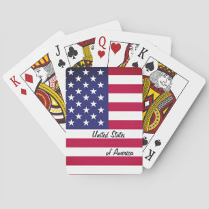American Flag USA, Vereinigte Staaten Spielkarten