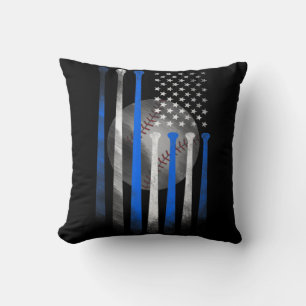 American Flag Vintag Baseball Flag Vater Mama Kid Kissen
