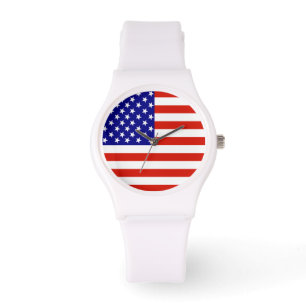 American Flag Watch Armbanduhr