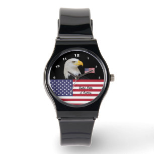 American Flag watch, USA fashion, patrioos /sports Armbanduhr
