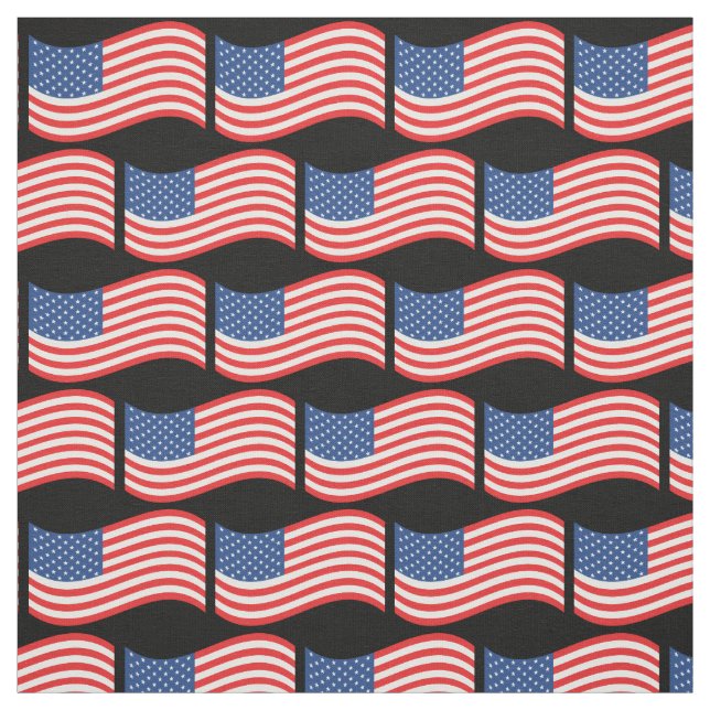 American Flag Wave Stoff (Muster)