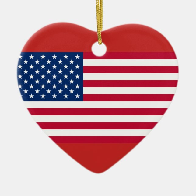 American Flag Weihnachtsschmuck (Vorne)