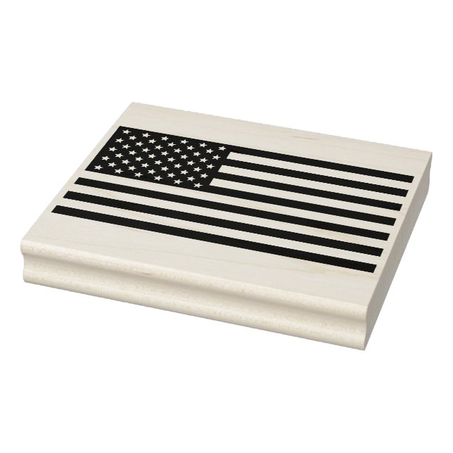 American Flag Wood Art Briefmarke Gummistempel (Stempel)