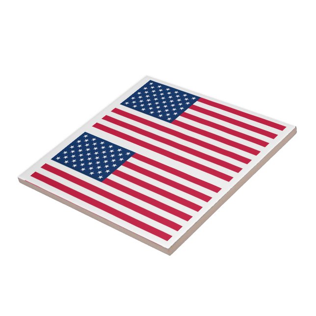 American Flags Tile USA Fliese (Seite)