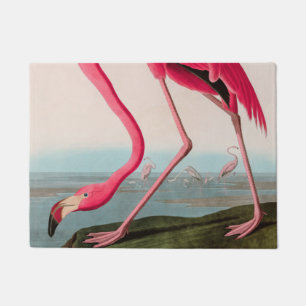 American Flamingo Birds of America Audubon Print Fußmatte