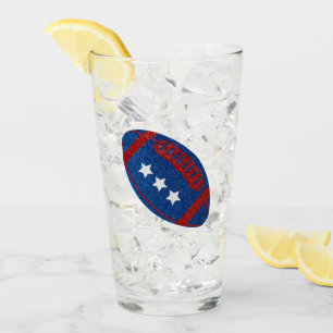 American Football 4. Juli Glitter Glas