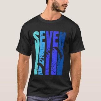 American Football 7th Birthday Boy - 7 Jahre alt T-Shirt