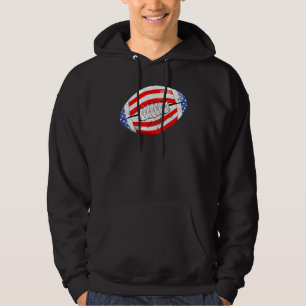 American Football American Flag 4. Juli Kinder B Hoodie